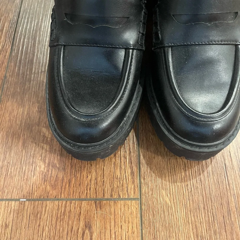 Universal Thread Women’s Maisy Platform Black Loafers Grunge Chunky Size 8 - Picture 7 of 9